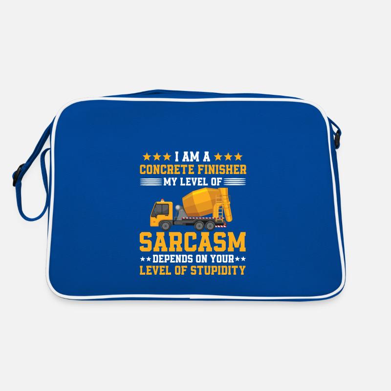 Sarcastic concrete paver saying Retro Bag