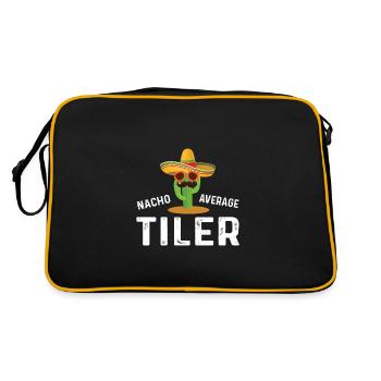 Nacho Carreleur moyen - Sac Retro - noir/or - Dos