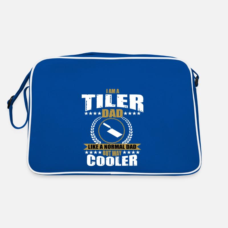 Funny tiler daddy for men Retro Bag
