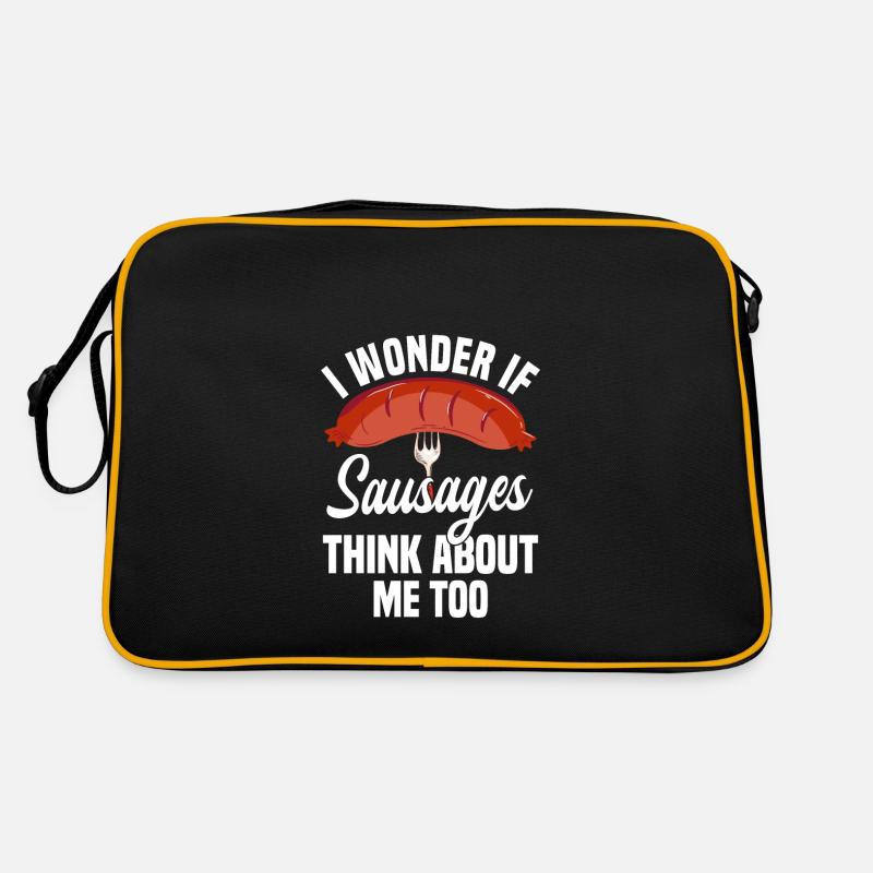 Sausage lover design Retro Bag