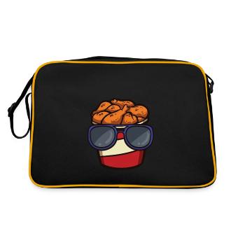 Fried Chicken Bucket with - Retro Bag - black/gold - Back