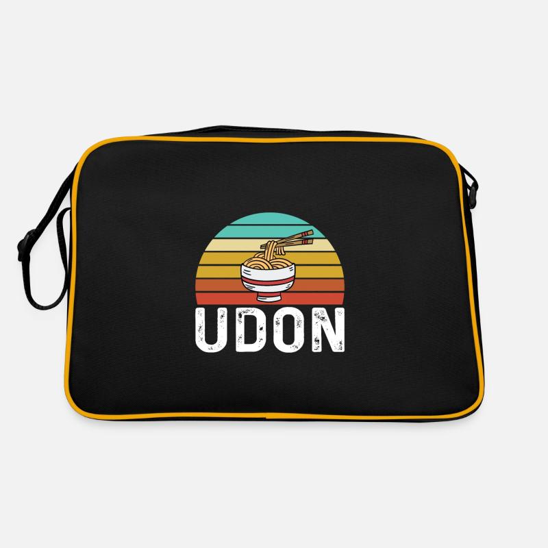 Conception de nouilles Udon rétro Sac Retro