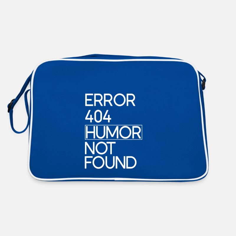 Code Fehler 404 Humor Retro Tasche
