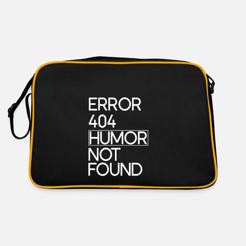 Code Fehler 404 Humor Retro Tasche