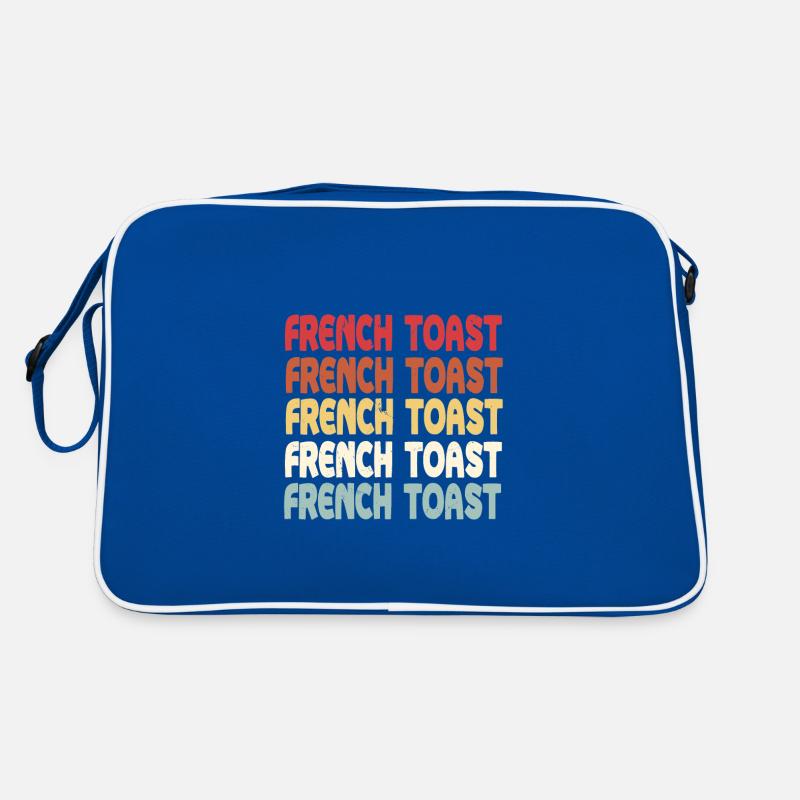 French Toast Schriftzug Retro Tasche