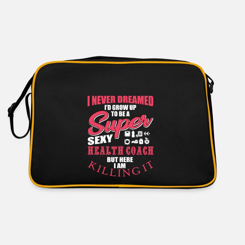 Drôle de motivation de coach de santé Sac Retro