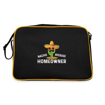 Nacho Propriétaire moyen - Sac Retro - noir/or - Dos