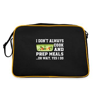 Retro Ferry Clothing Container Ship - Retro Bag - black/gold - Back