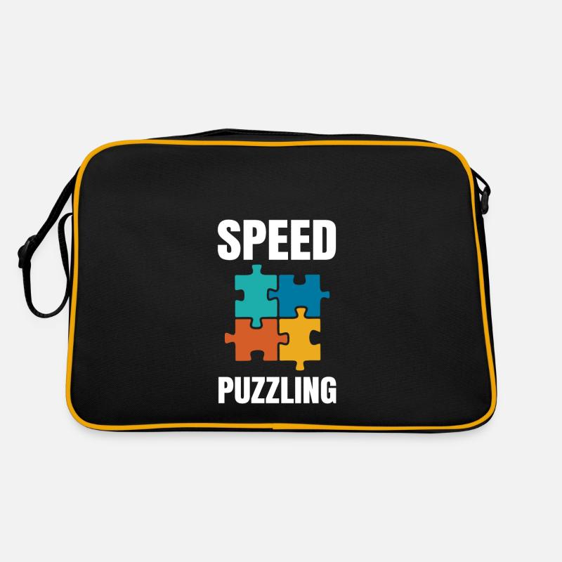 Speed Puzzling Retro Tasche