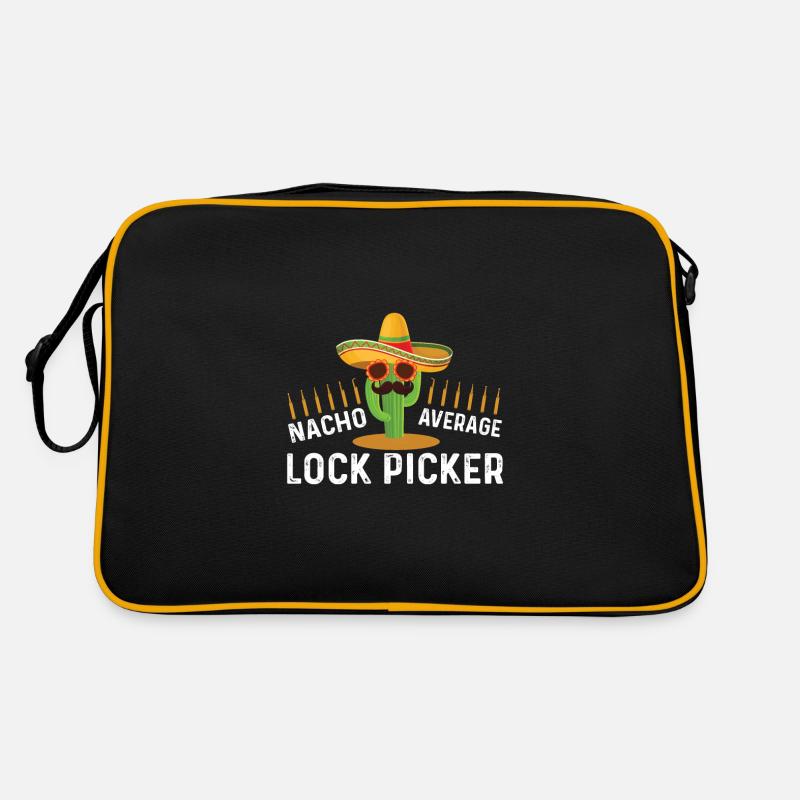 Not so average lock cracker Retro Bag