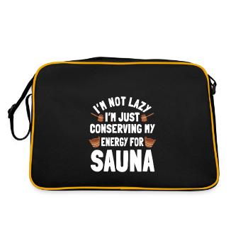Retro Ferry Clothing Container Ship - Retro Bag - black/gold - Back