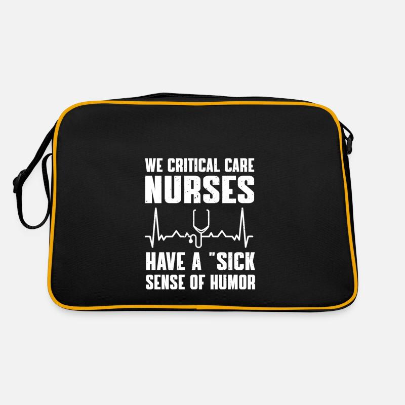 Humor for intensive care nurses Retro Bag