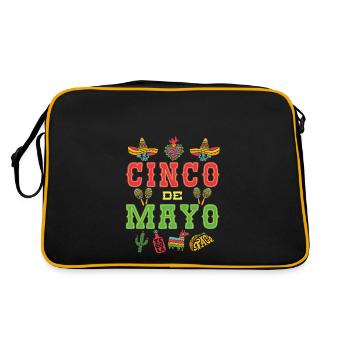 Cinco De Mayo - Retro Bag - black/gold - Back