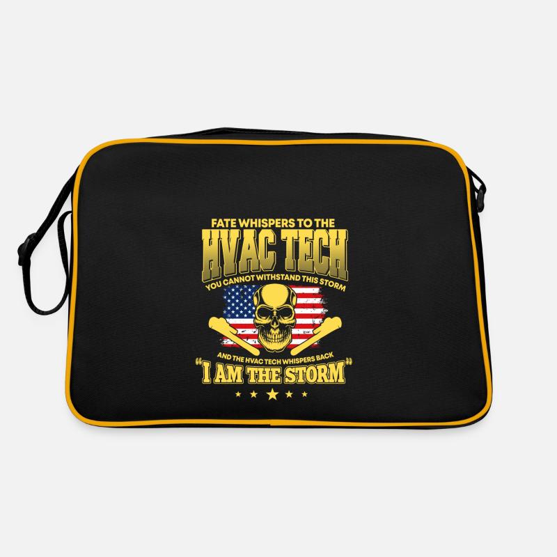 Drapeau américain Hvac Tech USA Sac Retro