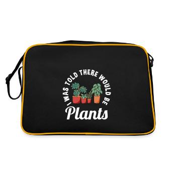 Plant lovers - Retro Bag - black/gold - Back