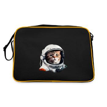 Chat Astronaute Costume Space Cats - Sac Retro - noir/or - Dos