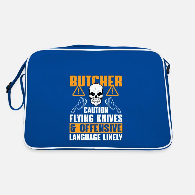 Drôle de dicton de boucher Sac Retro