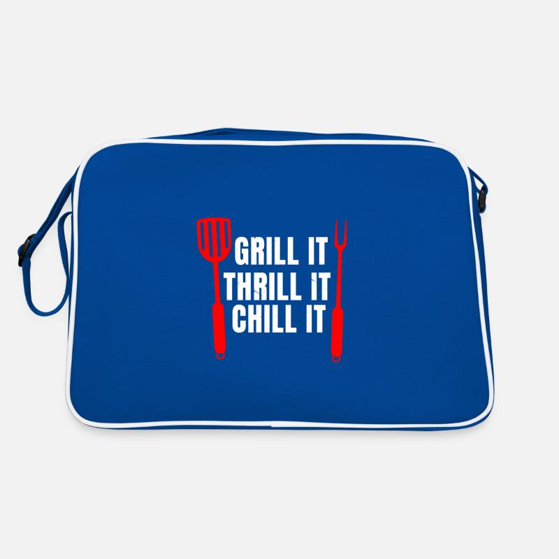 Lustigee BBQ Geschenkidee Retro Tasche