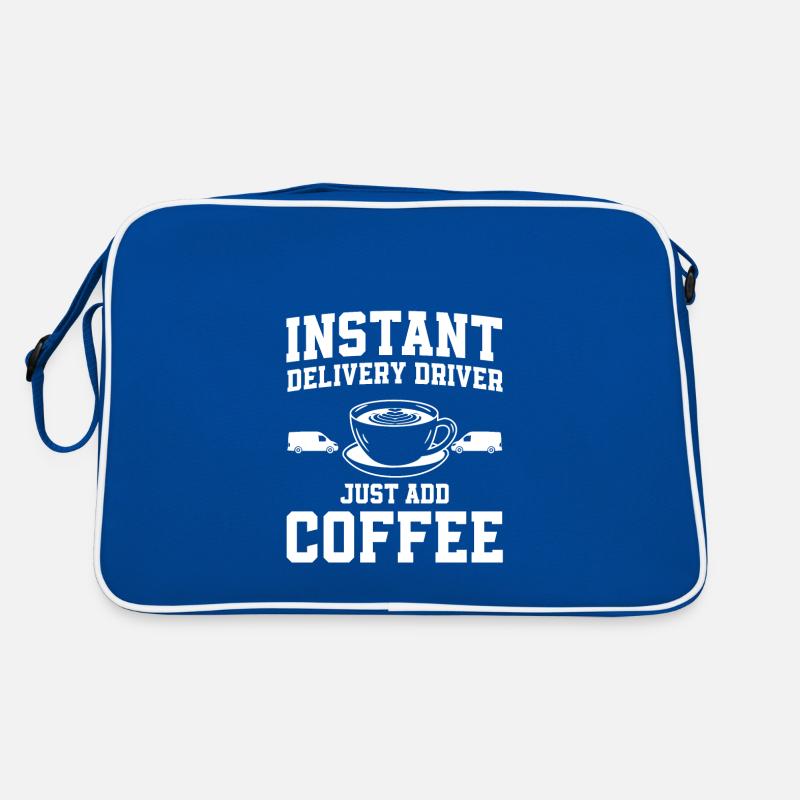 Chauffeur-livreur Il suffit d’ajouter du café Sac Retro