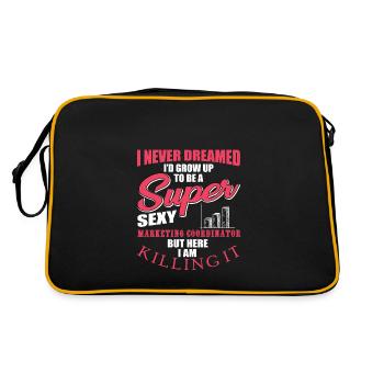 Drôle de coordinateur marketing - Sac Retro - noir/or - Dos
