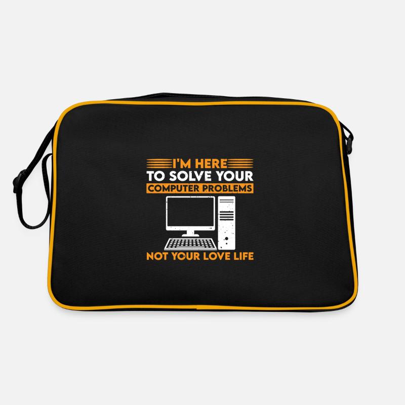 Costume de support technique amusant Sac Retro