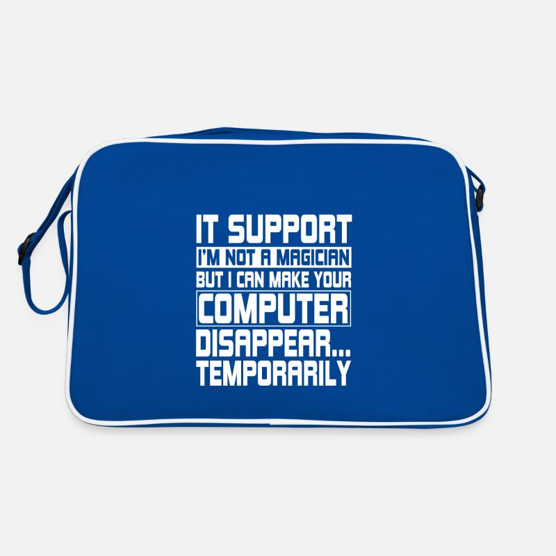 Funny IT Support Computer Engineer Retro Bag