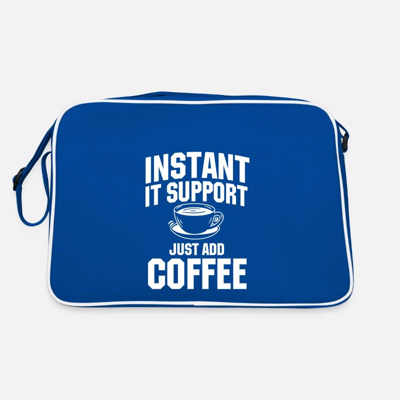 Instant IT Support Coffee Lover Retro Bag