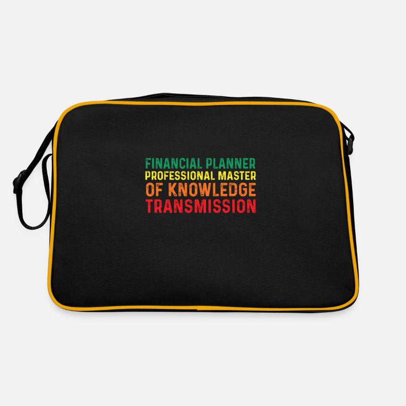 Toller Finanzplaner Spruch Retro Tasche