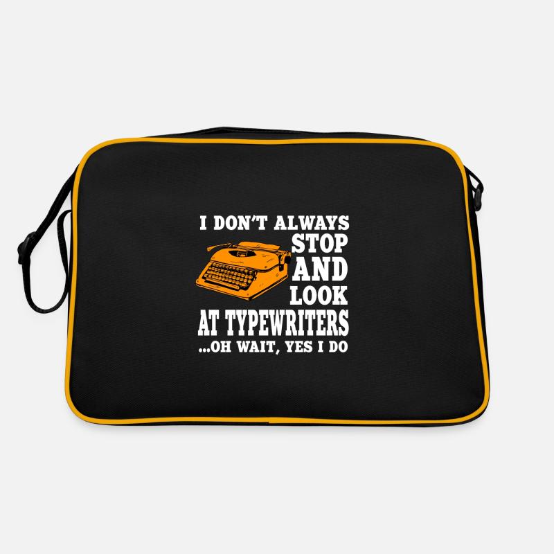 Typewriter Enthusiast Retro Bag