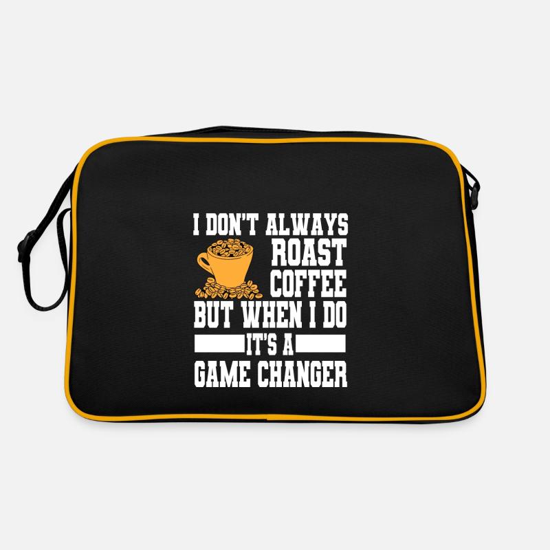 Funny coffee roasting slogan for home roasters Retro Bag