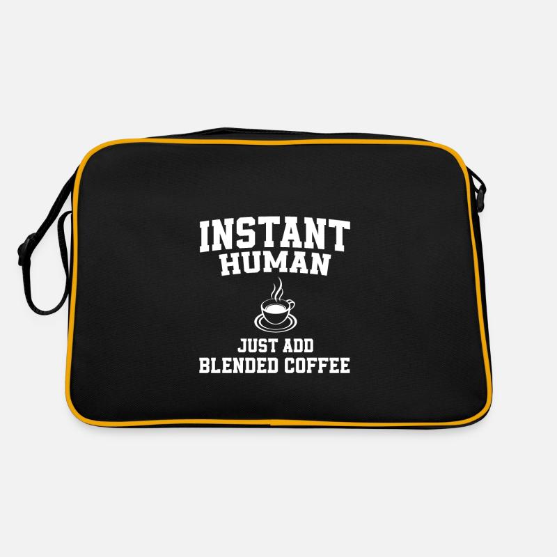 Instant Human Ajouter du café mélangé facile Sac Retro