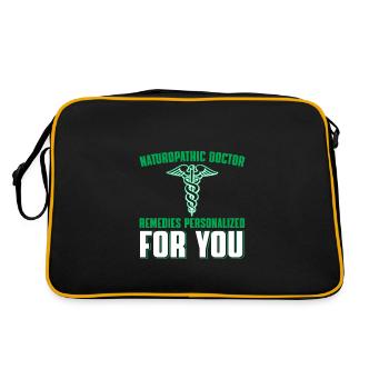 Naturopath Naturopathy - Retro Bag - black/gold - Back