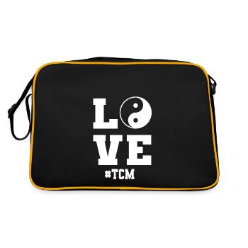 Love Tcm Médecine traditionnelle chinoise - Sac Retro - noir/or - Dos