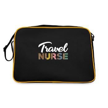 Mignon voyage infirmière imprimé léopard - Sac Retro - noir/or - Dos