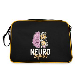 Tenue cérébrale Neuro Squad Neuroscience - Sac Retro - noir/or - Dos