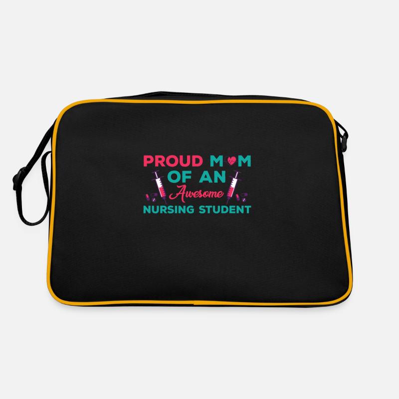 Fière conception de maman étudiante infirmière Sac Retro