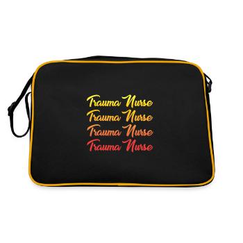 Trauma Nurse T-Shirt Brief - Retro Bag - black/gold - Back