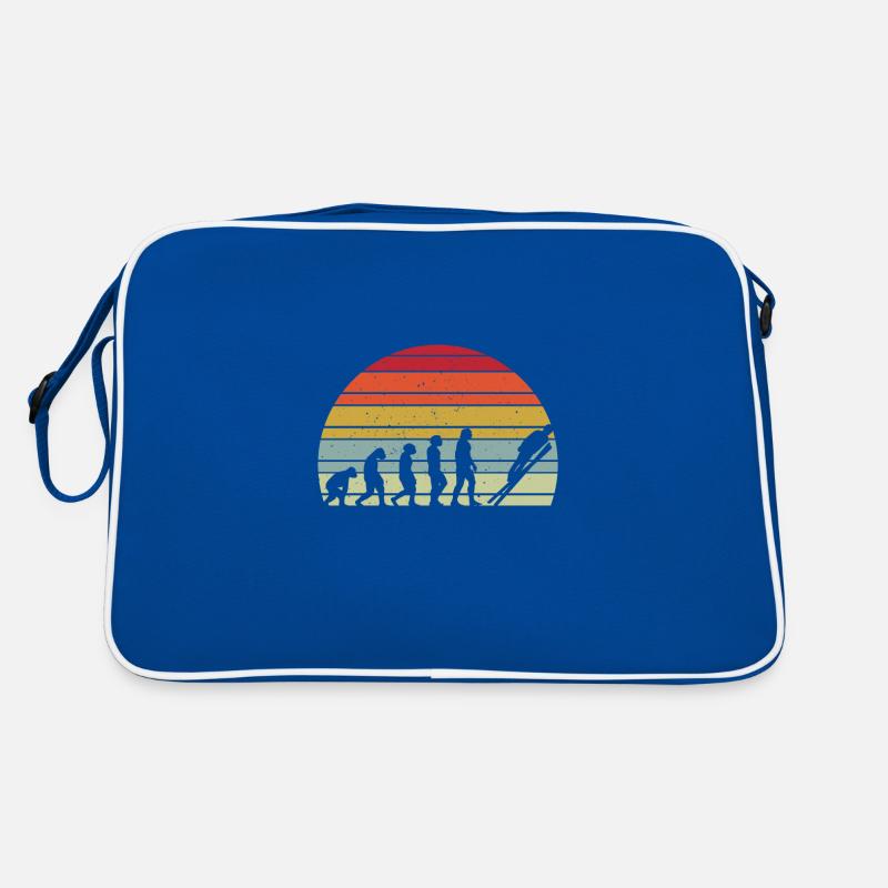 Skispringen Evolution Retro Tasche
