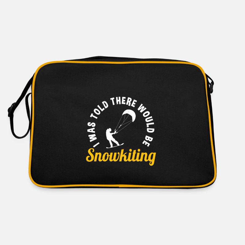 Drôle de dicton de snowkite Sac Retro