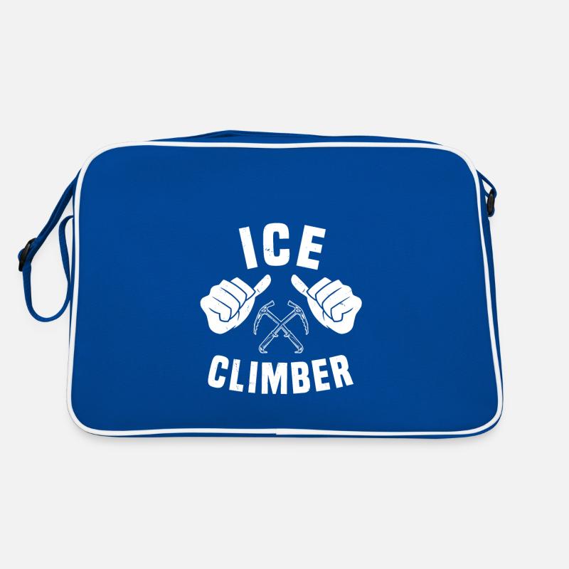 Eiskletterer Retro Tasche