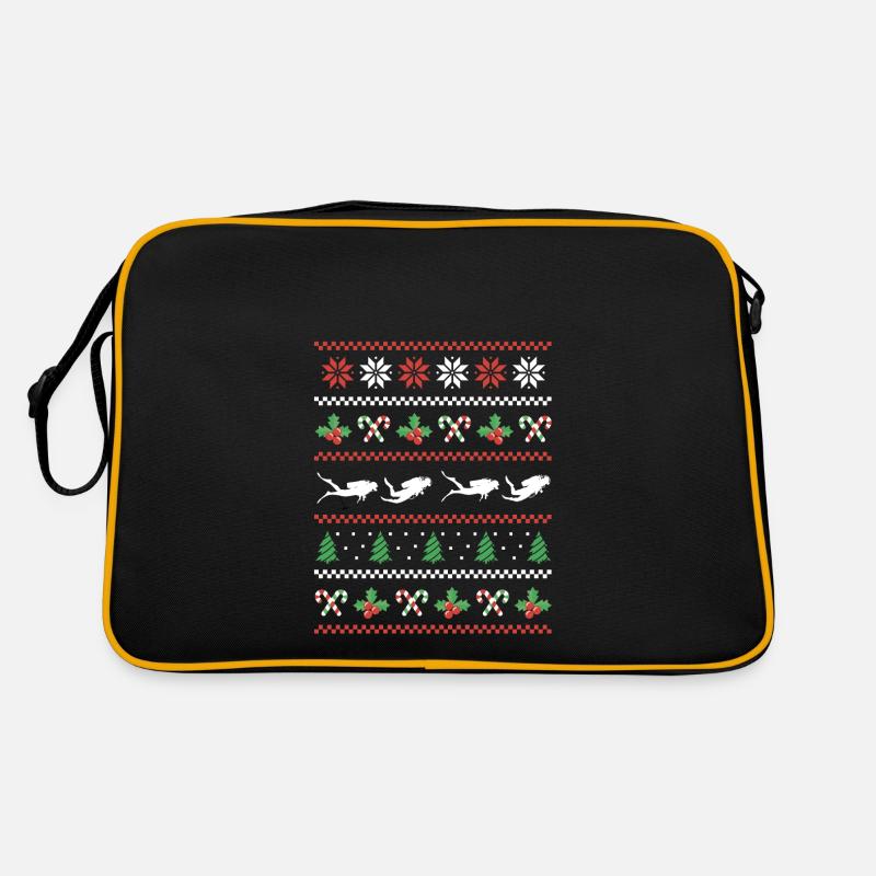 Ugly Christmas Design Plaon Retro Bag