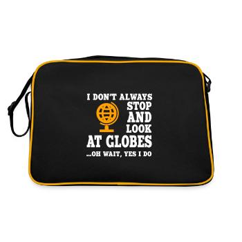 Geography - Retro Bag - black/gold - Back