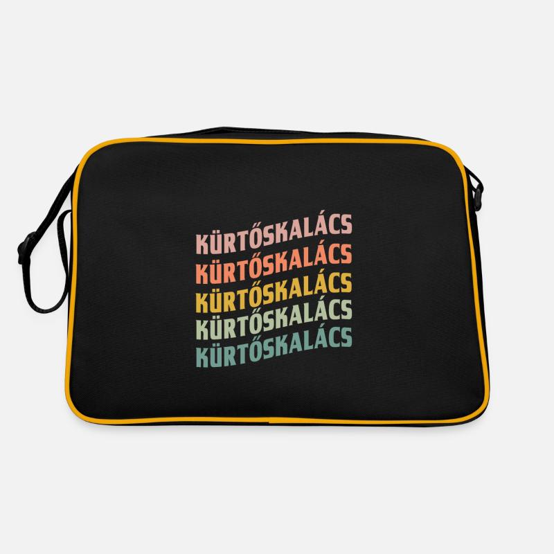 Conception de polices Kürtőskalács Sac Retro