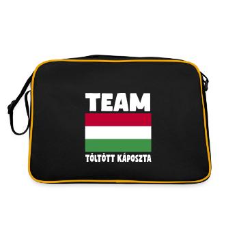 TöltTeam Töltött Káposzta - Sac Retro - noir/or - Dos