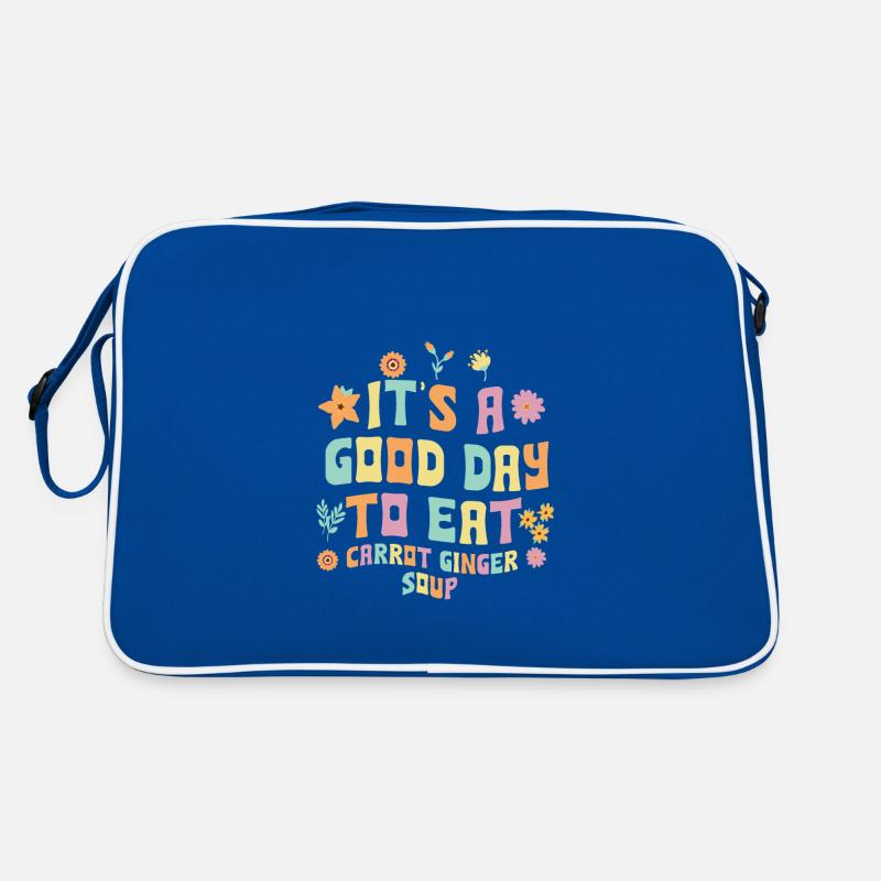 Karotten-Ingwer-Suppe Geschenkidee Retro Tasche