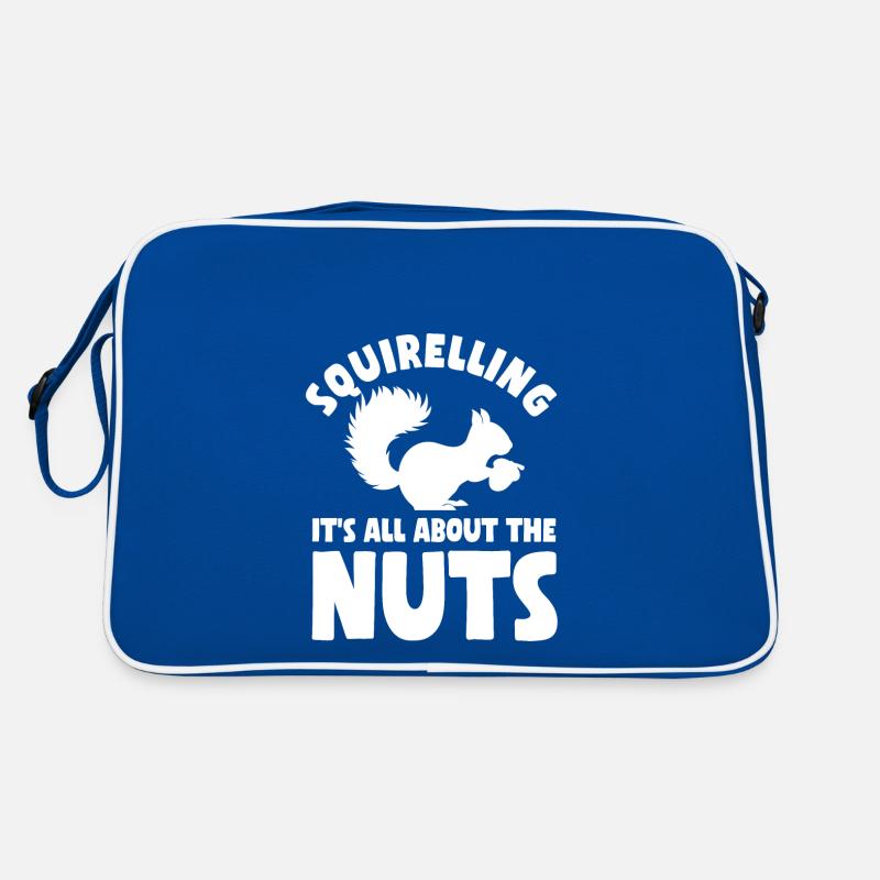 Squirrel Humor Retro Bag