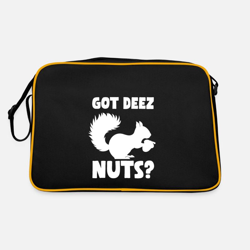 Funny Squirrel Lover T-shirt Retro Bag