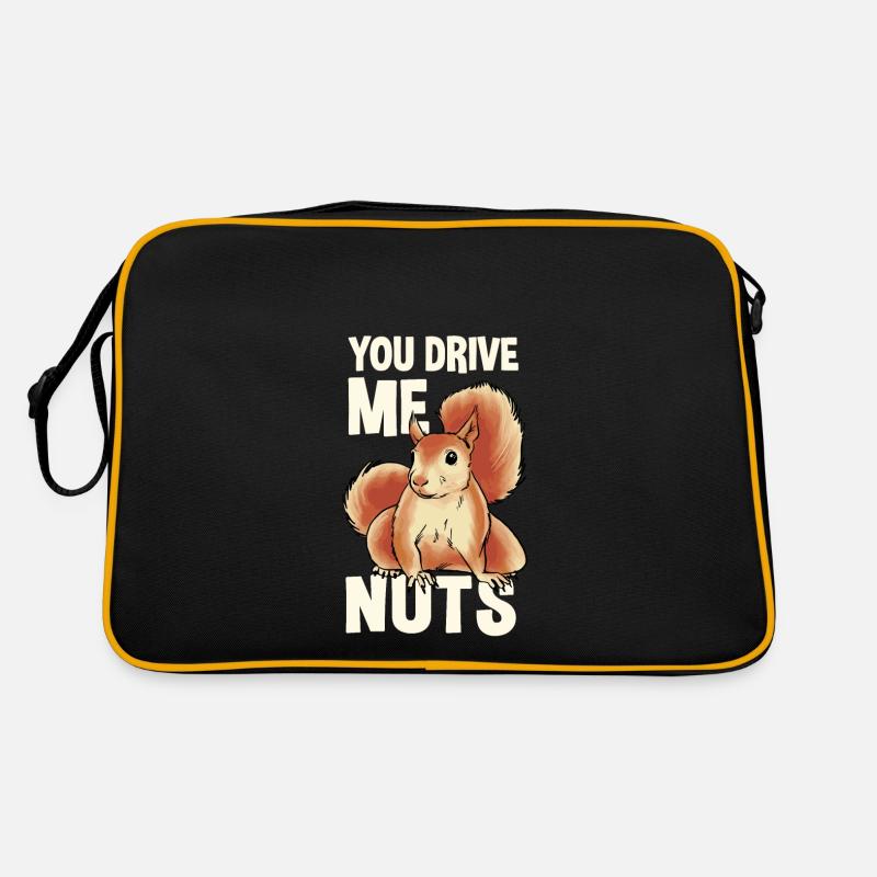 Squirrel Gift Idea Retro Bag