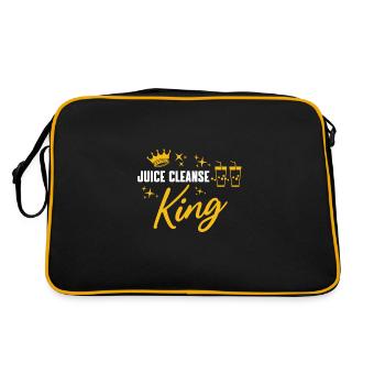 Roi de la cure de jus - Sac Retro - noir/or - Dos