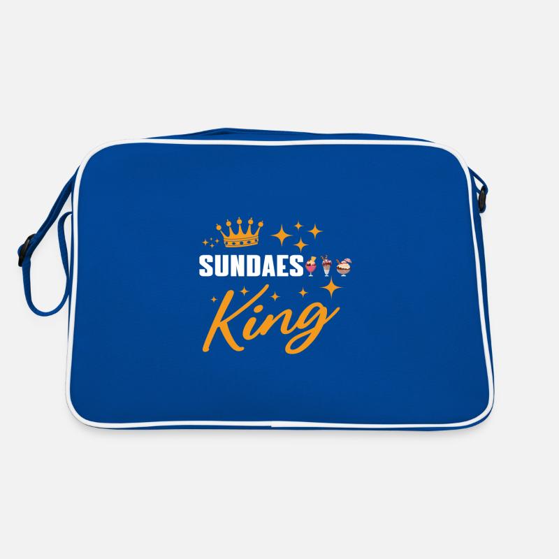 Roi du sundae à la crème glacée Sac Retro